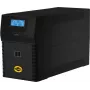 Fonte de alimentação ininterrupta ORVALDI ID2K0CH Line-Interactive 2 kVA / 1200 W, 24 V, baterias de 9 Ah, LCD, USB, compacto preto