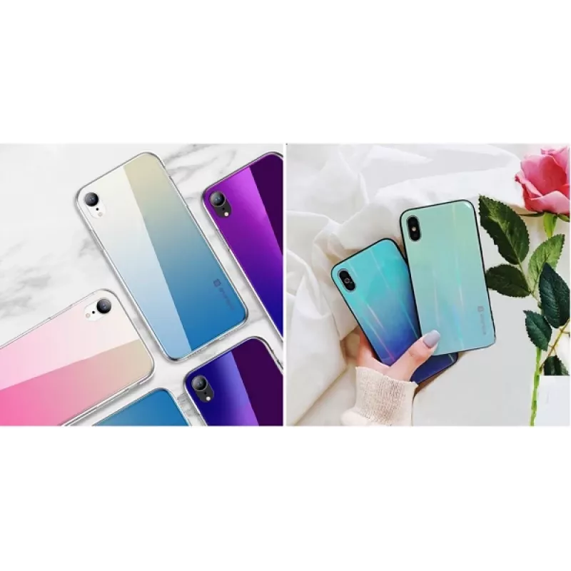 Capa de proteção Evelatus para Samsung A20 — Gradient Glass 3, design Under Water