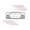 Adaptador DeLOCK USB 2.0 Type-A para série RS-232 D-Sub 9 pinos macho 0,25 m