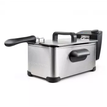 Fritadeira Taurus Fry 3 Single – capacidade de 3 L, 2000 W, aço inoxidável, termostato ajustável 150–190 °C