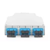 Caixa de parede em fibra ótica DIGITUS DN-963890, OS2, adaptador SC com pigtail de 2 m, aço, azul/cinzento