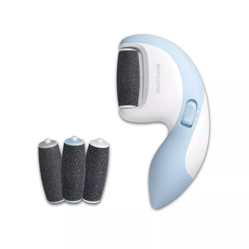 Polidor de unhas elétrico Medisana CR 870 – 3 acessórios, azul/branco