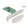 Placa DeLOCK PCI Express 4.0 x8 para 2 x SFF-8654 4i NVMe internos Low Profile