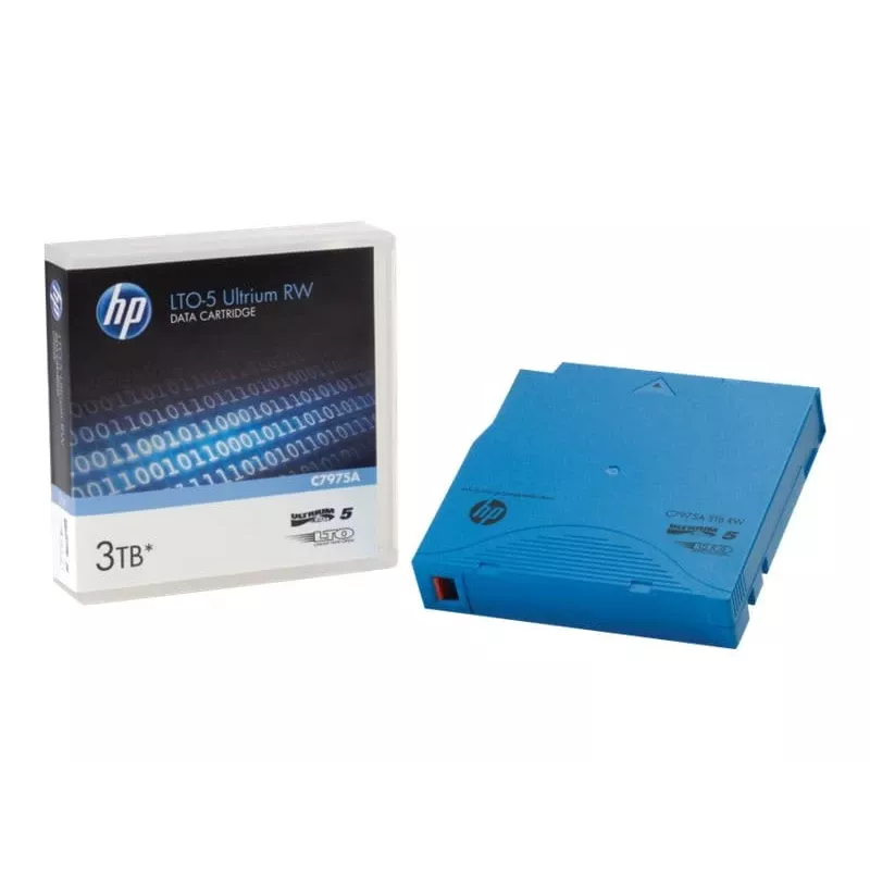 Hewlett Packard Enterprise HPE Ultrium Non-Custom Labeled Data Cartridge - 20 x LTO Ultrium 5 - 1,5TB / 3TB - etiquetado - Light Blue - suporte de armazenamento (C7975AN)