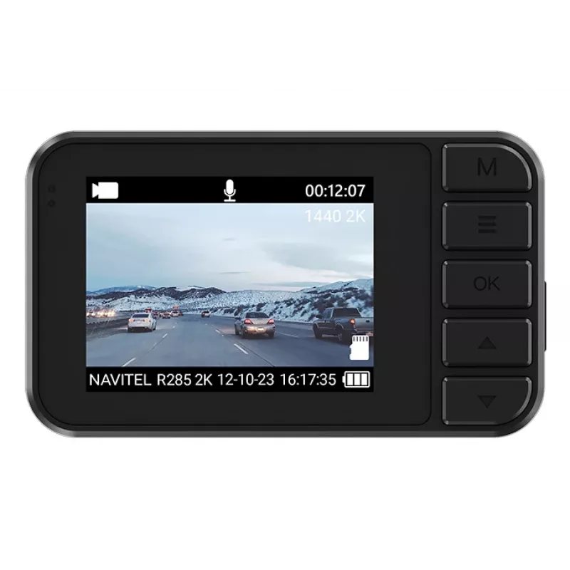 Dashcam para automóvel Navitel R285 2K, ecrã IPS de 2