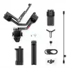 Estabilizador de câmara de mão DJI RS4, caixa de alumínio, bateria 12h, 1,066 kg, preto