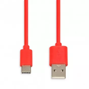 Cabo USB IBOX IKUMTCR 1 m, USB A para USB-C, USB 2.0, vermelho