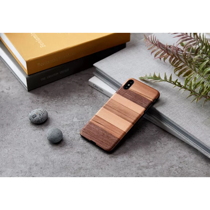 Capa para smartphone man and wood para iPhone XS Max — preto