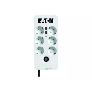 Caixa de proteção 6 Tel@ USB DIN Eaton