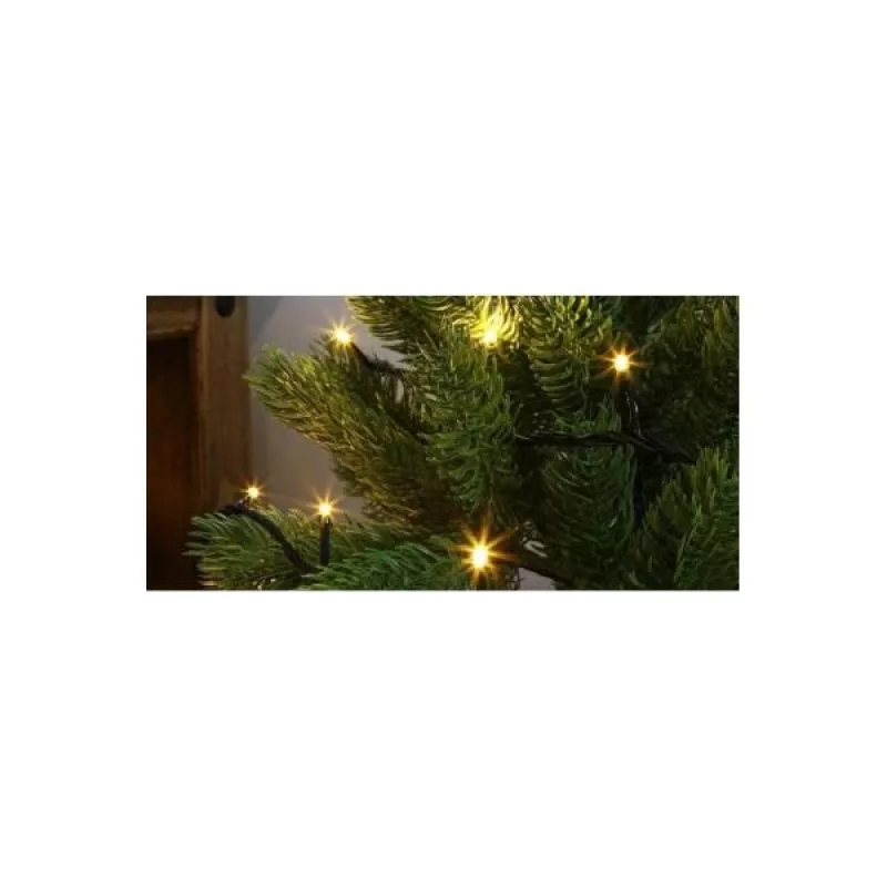 Iluminação de Natal inteligente WOOX R5170 Wi-Fi 40 metros, 400 LEDs, 230 lúmenes, branco quente com função de regulação e som