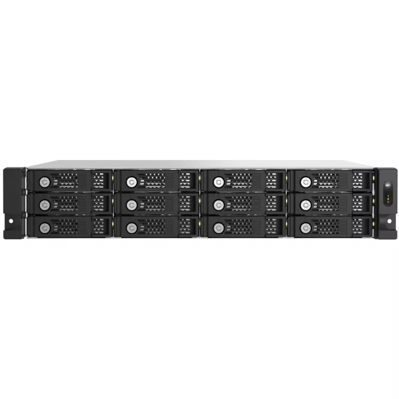 QNAP - conjunto de discos - 12 baías (SATA-600) - SAS 12Gb/s (externo) - Rack - montagem - 2U (TL-R1200PES-RP)