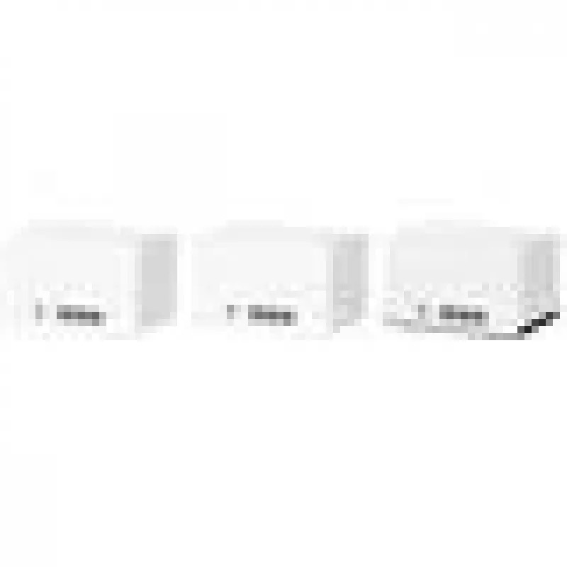 Router MERCUSYS Halo H85X Dual-Band Wi‑Fi 6 (802.11ax), 2,4/5 GHz, até 2402 Mbit/s, 3 portas LAN, branco (pack de 3)