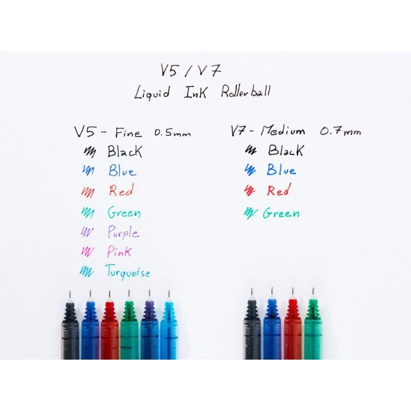 Caneta de haste Pilot Hi-Tecpoint V7 Azul