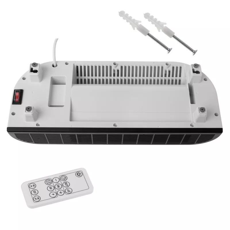 Cortina de ar Adler AD 7751 preto, branco 2000 W