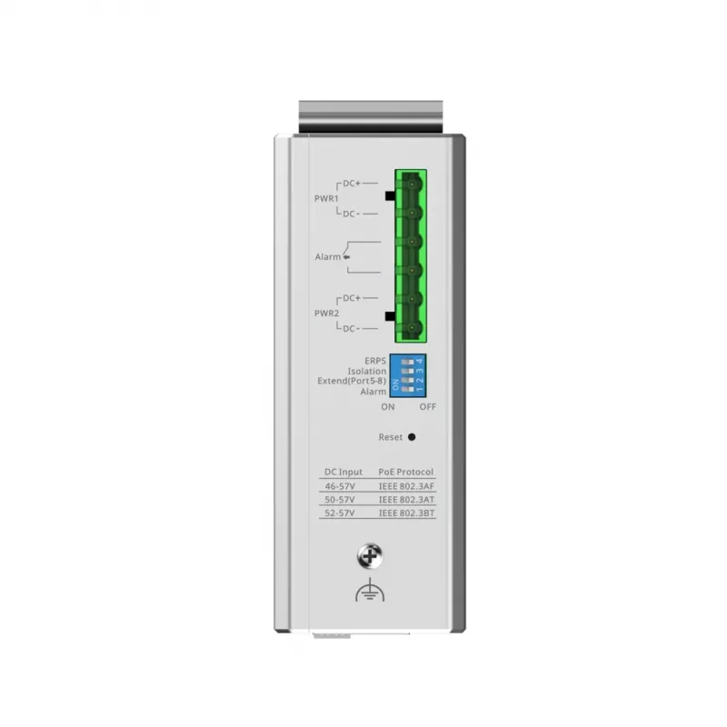 Ruijie Networks RG-NIS2100 gerido L2 Gigabit Ethernet (10/100/1000) Power over Ethernet (PoE) preto, aço inoxidável