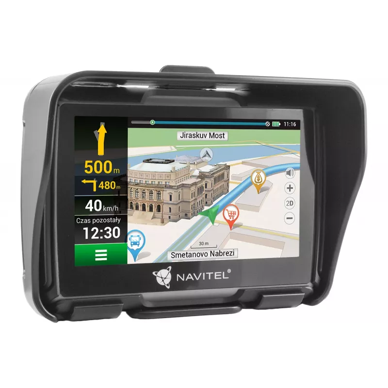 Navitel | Navegador pessoal | G550 MOTO | Bluetooth | Ecrã tátil TFT de 4,3 polegadas | 480 x 272 | GPS (satélite) | Mapas incluídos
