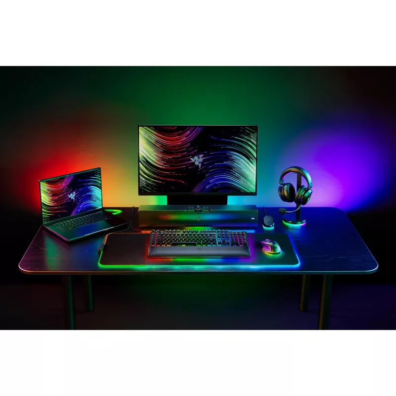 Teclado Razer BlackWidow V4 Pro Gaming USB QWERTZ alemão preto