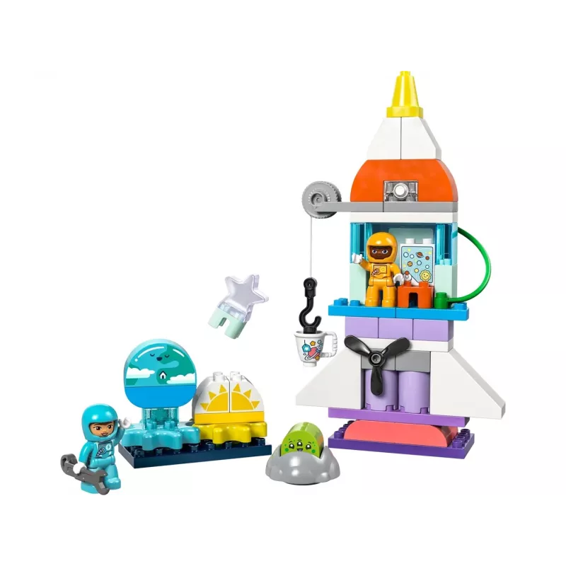 LEGO DUPLO 3em1 Space Shuttle Adventure Foguetão Brinquedo 10422