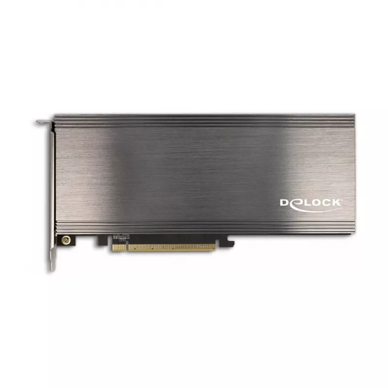 Placa DeLOCK PCI Express 4.0 x16 para 4 x NVMe M.2 Key M internos com dissipador e ventoinha