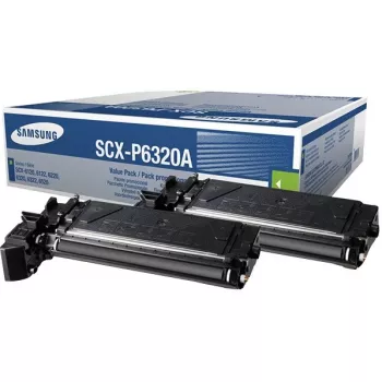 Toner Samsung SCX-P6320A pack de 2 Preto, 16000 páginas, Preto, 2 unid.