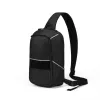 DICOTA Reflective bolsa de ombro para tablet até 12,9 polegadas, 600D RPET, preta