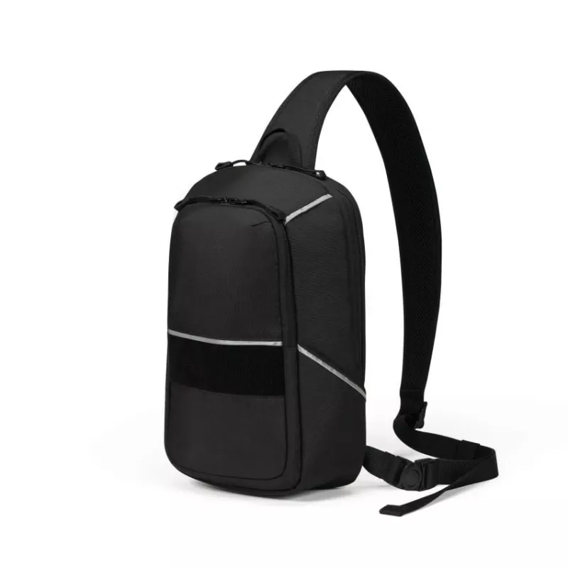 DICOTA Reflective bolsa de ombro para tablet até 12,9 polegadas, 600D RPET, preta
