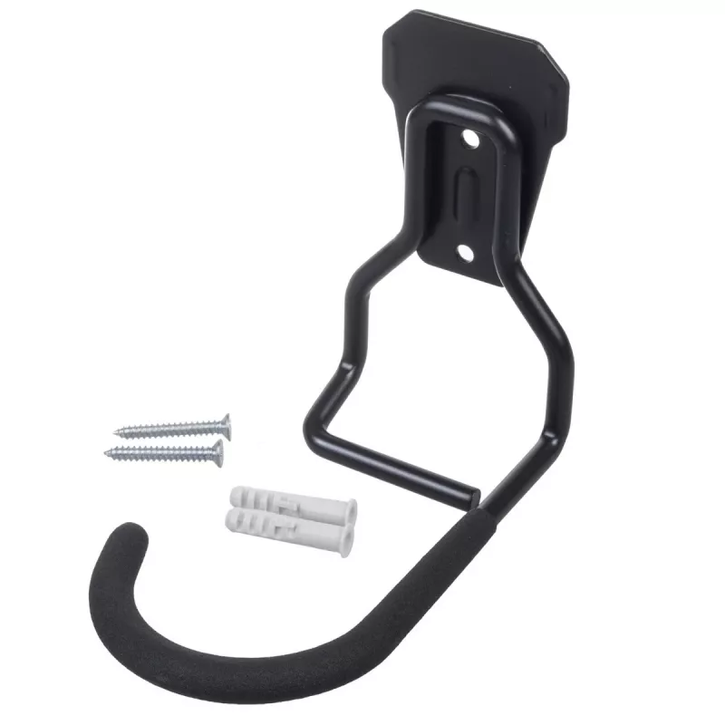 Suporte de parede para bicicleta MACLEAN MC-433 suporte vertical para bicicleta, dobrável, largura ajustável, para bicicletas até 20 kg, preto