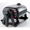 Máquina de waffles Tefal WM756D 2 waffles 1200 W preto, aço inoxidável
