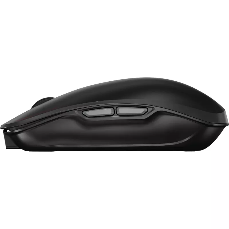 Teclado Cherry Stream Desktop Recharge com rato incluído universal RF sem fios AZERTY belga preto