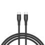 Cabo CANYON CC60SC10 C-C 60W 1m silicone preto