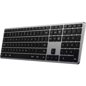 Teclado Satechi SLIM X3 Bluetooth QWERTZ Alemão Preto - Cinzento (ST-BTSX3M-DE)