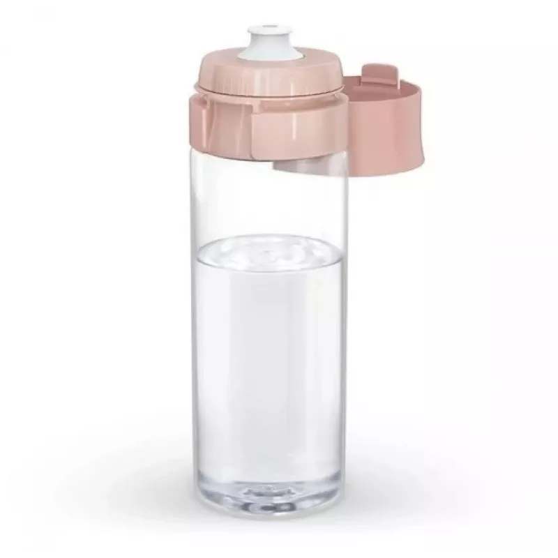 Garrafa com filtro BRITA Vital Peach 600 ml com filtros BRITA MicroDisc (5 discos)