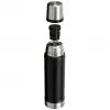 Garrafa térmica STANLEY The Legendary Classic 0,6 l, preta, garrafa com isolamento a vácuo