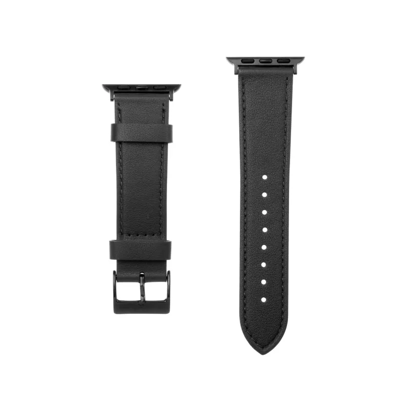 Pulseira de couro para Apple Watch FIXED FIXLST-434-BK — preto, pulseira de substituição