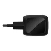 Carregador rápido AC de interior Belkin WCH019kqBK — 2× USB‑C, preto, proteção OVP/OC/OT/SC