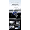 Suporte magnético para telemóvel no carro usams ZJ081 — suporte magnético para smartphones, design compacto, instalação fácil