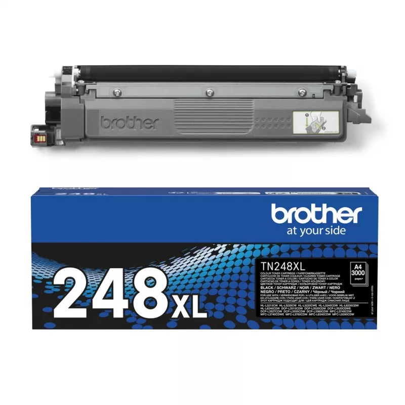 Cartucho de toner Brother TN248XLBK 3000 páginas preto