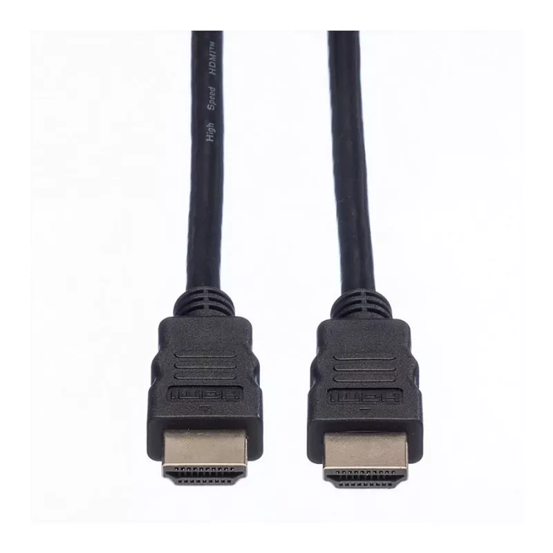 Cabo ROLINE HDMI High Speed com Ethernet, preto, 1,5 m (11.04.5531)