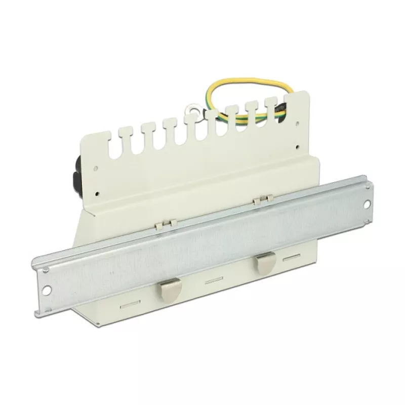 DeLOCK 67041 suporte de montagem para calha DIN de 35 mm com 2 orifícios de montagem