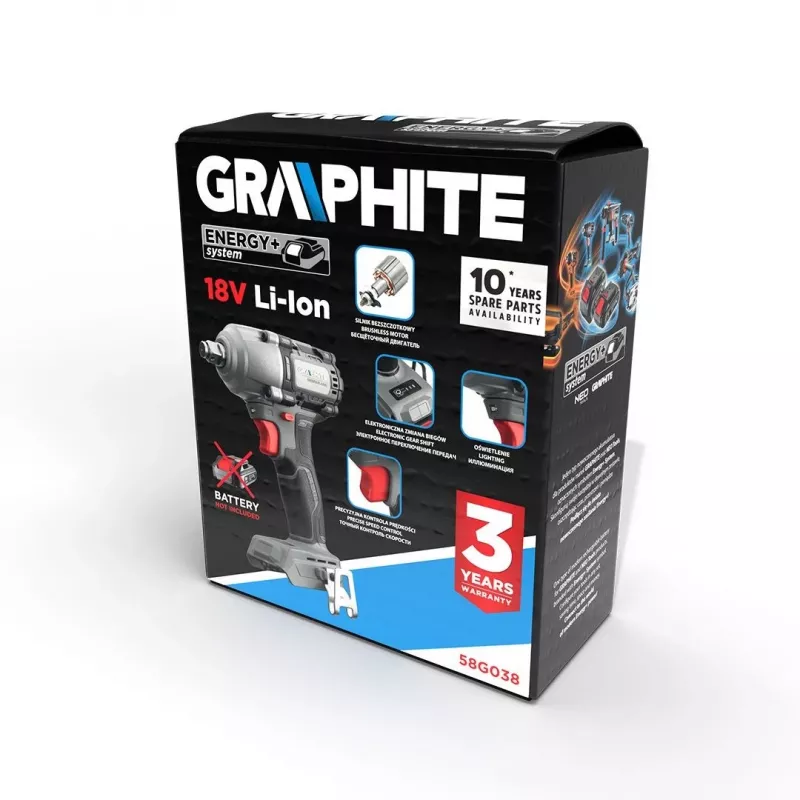 Chave de impacto Graphite 58G038