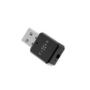 Recetor de áudio Bluetooth FIXED FIXSIG-BK — preto, adaptador de streaming de áudio sem fios com saída de 3,5 mm