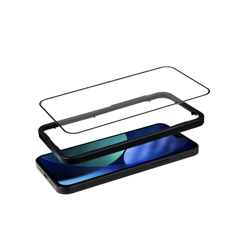 Película de vidro temperado Crong para iPhone 17 Pro Max — inclui serviço de montagem