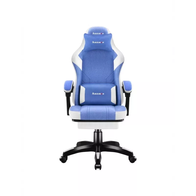 Cadeira gaming huzaro Force 3.7 azul — design ergonómico, altura ajustável