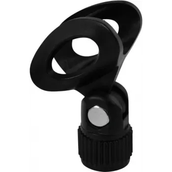 Suporte de fixação para microfone Omnitronic MCK-30 flexível – suporte de microfone com pescoço flexível ajustável