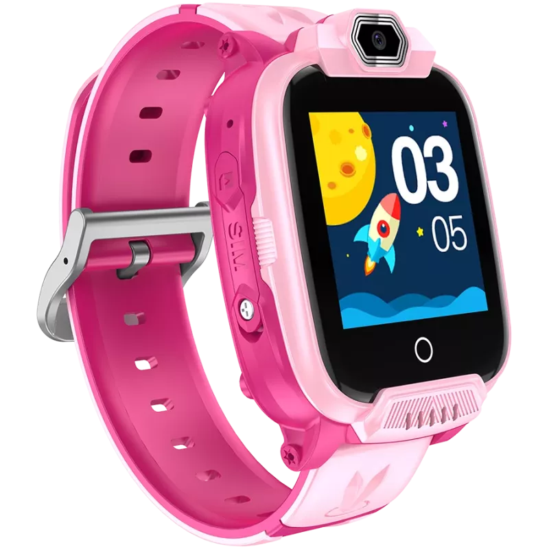 Relógio infantil CANYON Jondy KW-44 4G câmara GPS música Rosa