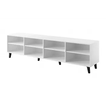 Móvel de TV cama meble BARI 200x42x52 branco mate — 200×42×52 cm