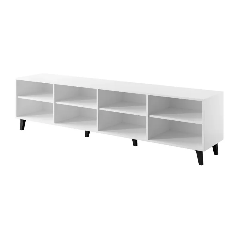 Móvel de TV cama meble BARI 200x42x52 branco mate — 200×42×52 cm