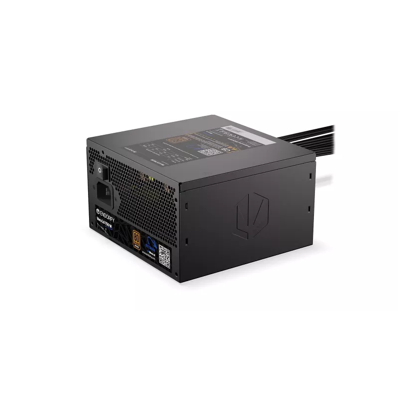 Fonte de alimentação ENDORFY Vero L6 750 W, 24 pinos ATX, 80 PLUS Bronze, ventoinha de 120 mm, preto