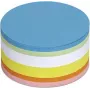 Cartões de moderação Maul 6394499 círculo Ø 9,5 cm branco, amarelo, laranja, vermelho, verde, azul, 250 unid. (6394499)
