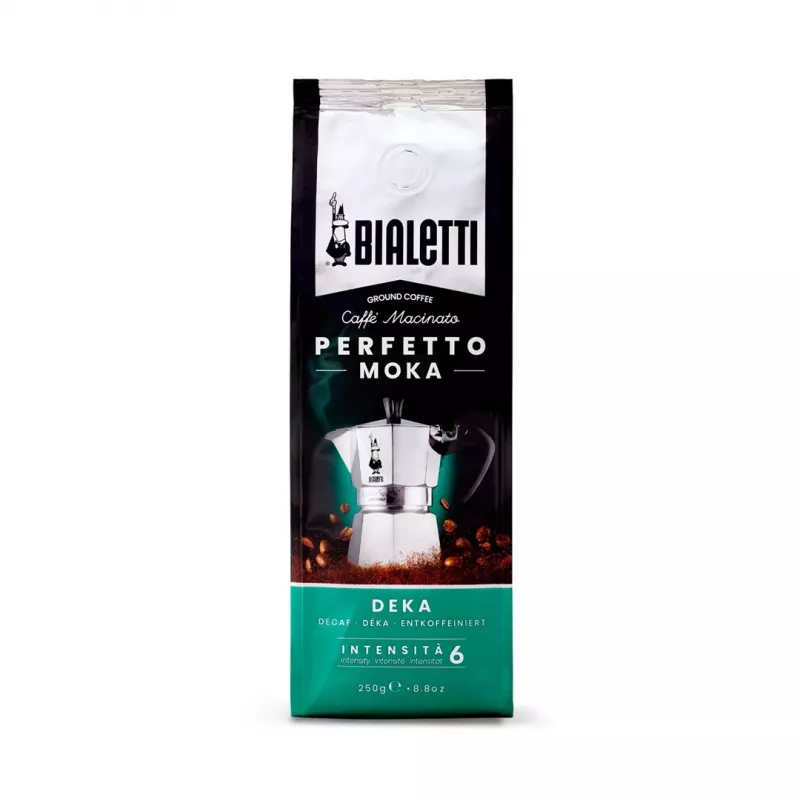 Café moído Bialetti Perfetto Moka Descafeinado 250 g